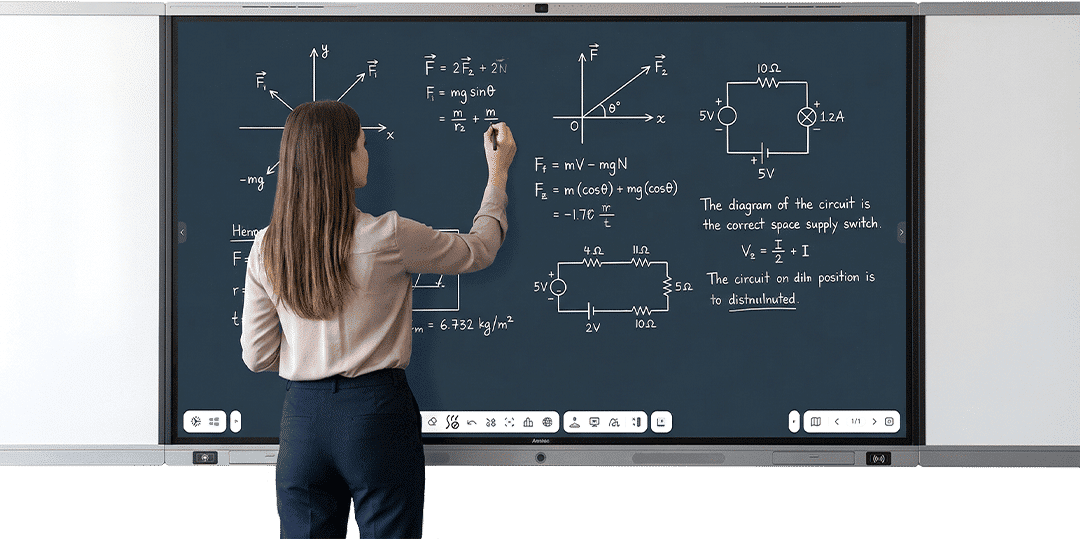 Amdox-Interactive whiteboards for collaboration/hybrid learning/classroom/school/eduction